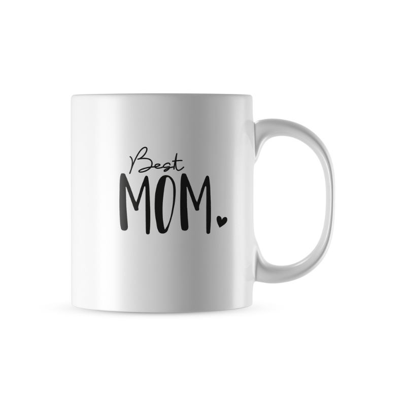 Best Mom Tasse in weiß als Geschenk