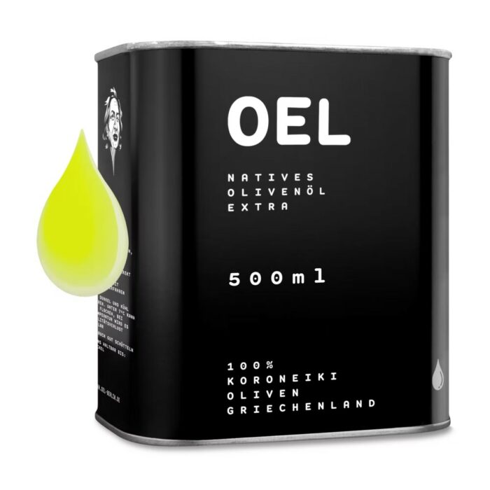 Bio Koroneiki Olivenöl in 500ml Kanister