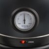 Retro Wasserkocher Schwarz Temperaturanzeige