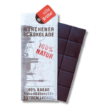 Münchner Schokolade mit 60% Kakaoanteil in Bio Qualität