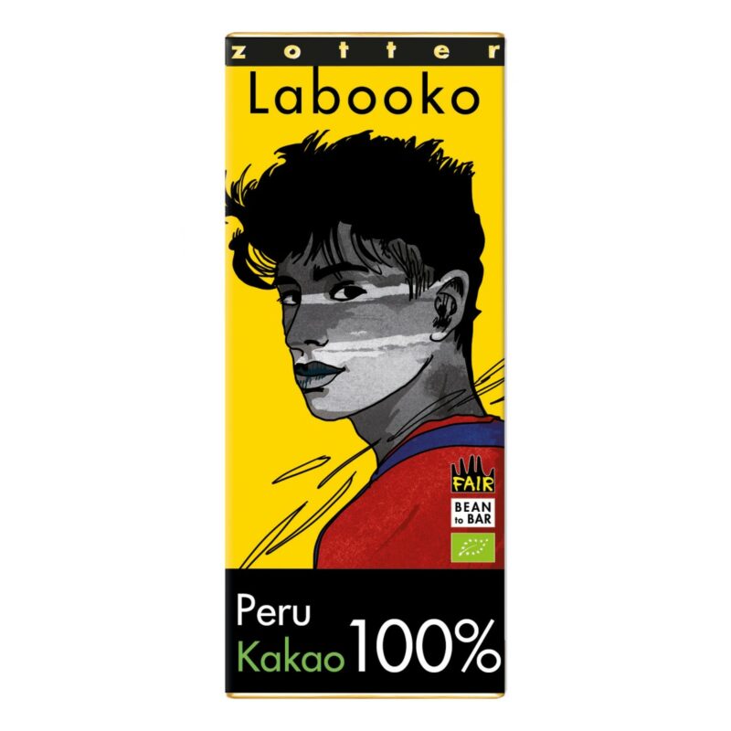 Labooko Schokolade mit 100 Prozent Kakao aus Peru