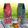 Tee Adventskalender 2022 in rot und grün mit Teetasse