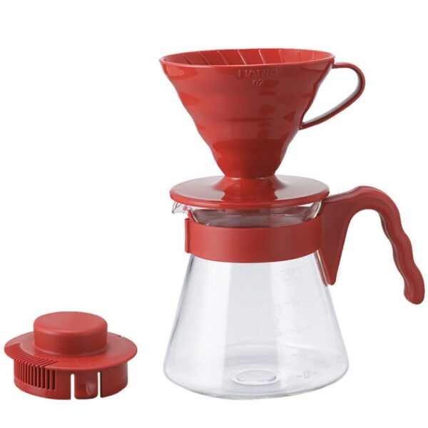 [VCSD-02R] V60 Coffee Server Set 02 - Red